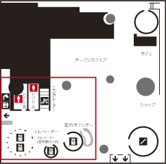 多目的トイレ　設置場所地図