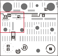 多目的トイレ　設置場所地図