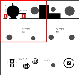 多目的トイレ　設置場所地図