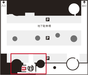 多目的トイレ　設置場所地図