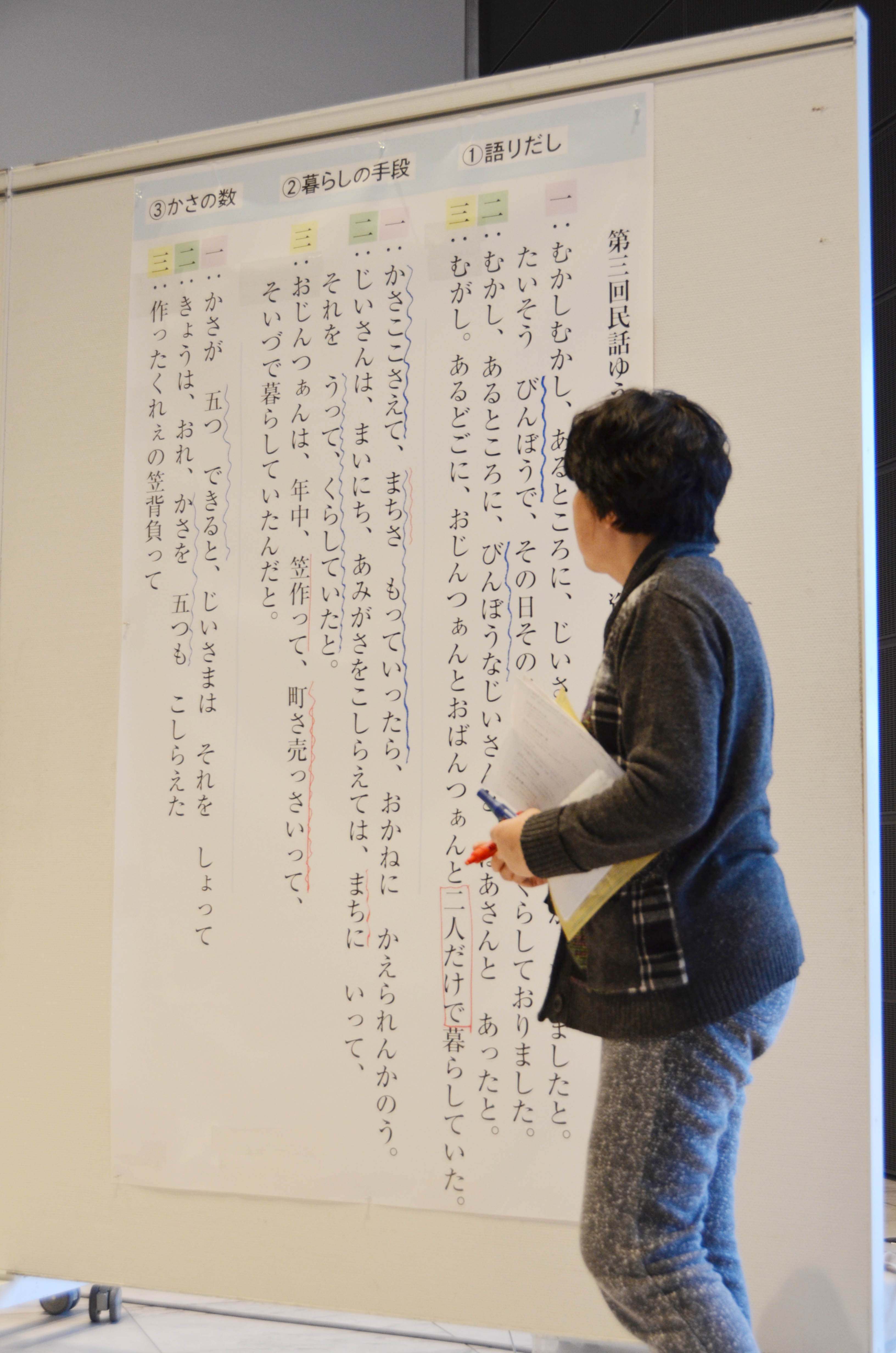 レポート 民話ゆうわ座 第三回 笠地蔵 せんだいメディアテーク