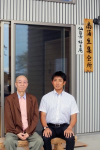 南蒲生町内会「復興部」事務局長　吉田祐也さんと