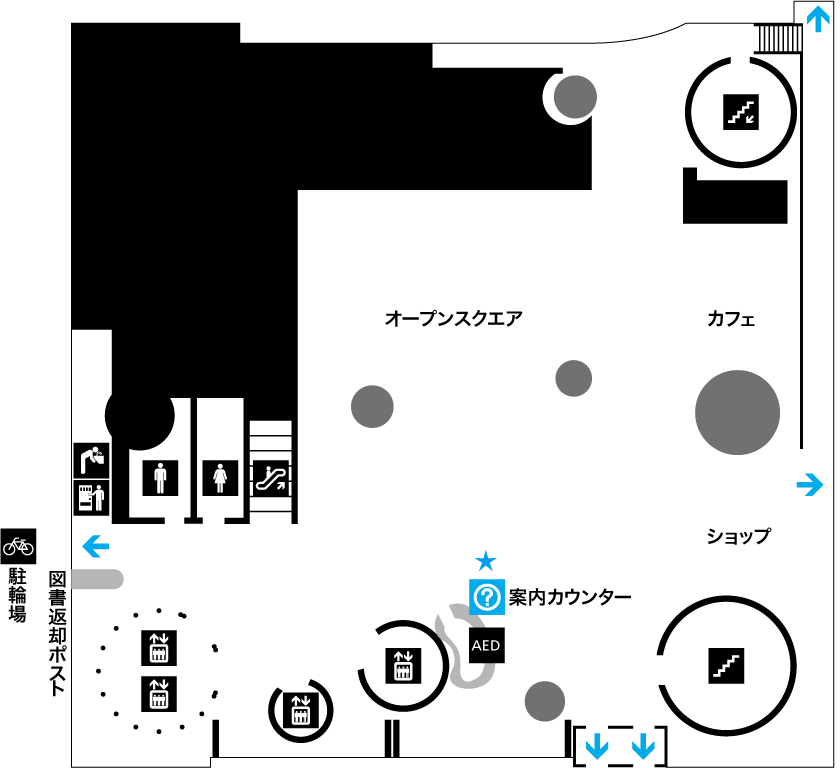 画像 1階の地図