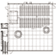 画像 オープンスクエアの客席レイアウトパターン北側半分
